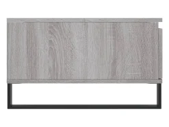 Mesa De Centro* Mesa de centro | Mesa de apoio 90x60x35 cm derivados de madeira sonoma Cinzento