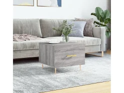 Clearance Mesa de centro | Mesa de apoio 50x50x40 cm derivados madeira sonoma cinza Cinzento