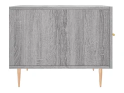 Clearance Mesa de centro | Mesa de apoio 50x50x40 cm derivados madeira sonoma cinza Cinzento