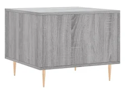 Clearance Mesa de centro | Mesa de apoio 50x50x40 cm derivados madeira sonoma cinza Cinzento