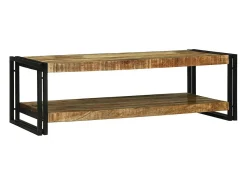 Mesa de centro | Mesa de apoio | Mesa de café Madeira de mangueira maciça^ Mesa De Centro