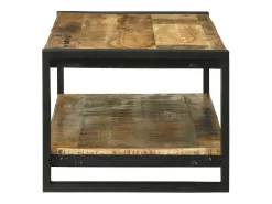 Mesa de centro | Mesa de apoio | Mesa de café Madeira de mangueira maciça^ Mesa De Centro