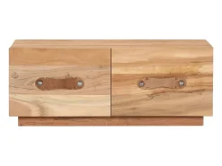 Mesa De Centro| Mesa de centro | Mesa de apoio | Mesa de café 90x50x35 cm madeira recuperada maciça Castanho