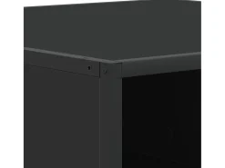Clearance Mesa de centro | Mesa de apoio 80x80x30 cm derivados de madeira/metal Preto