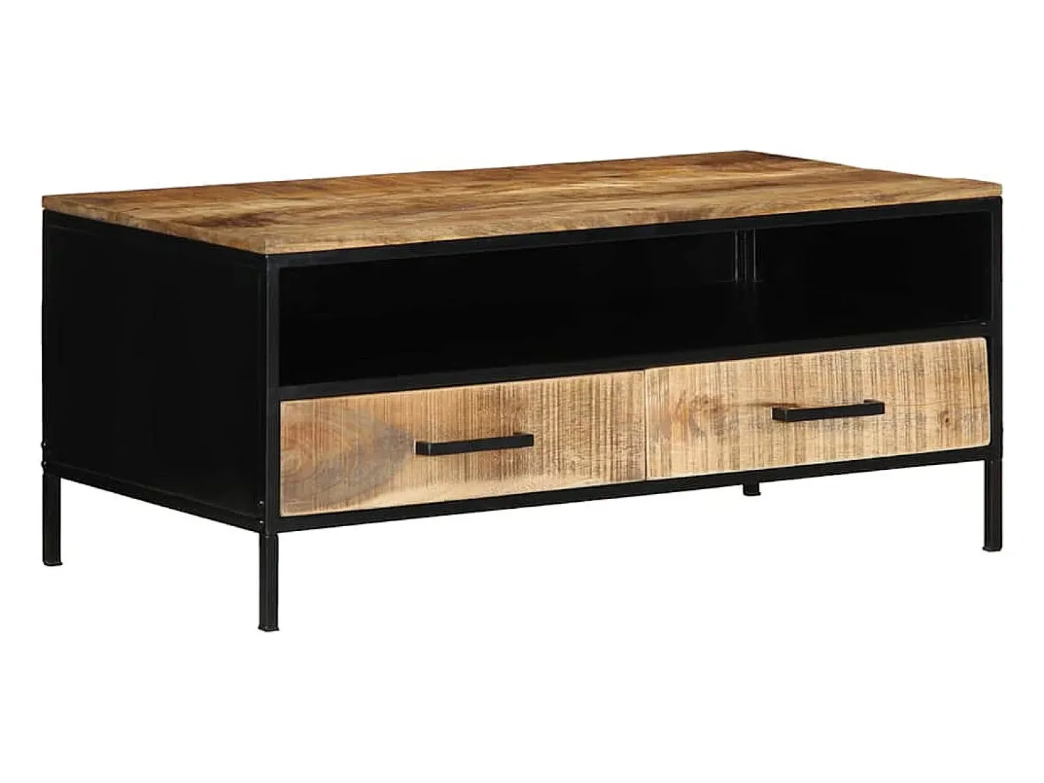 Mesa De Centro* Mesa de centro | Mesa de apoio | Mesa de café com gaveta 90x50x40 cm Castanho