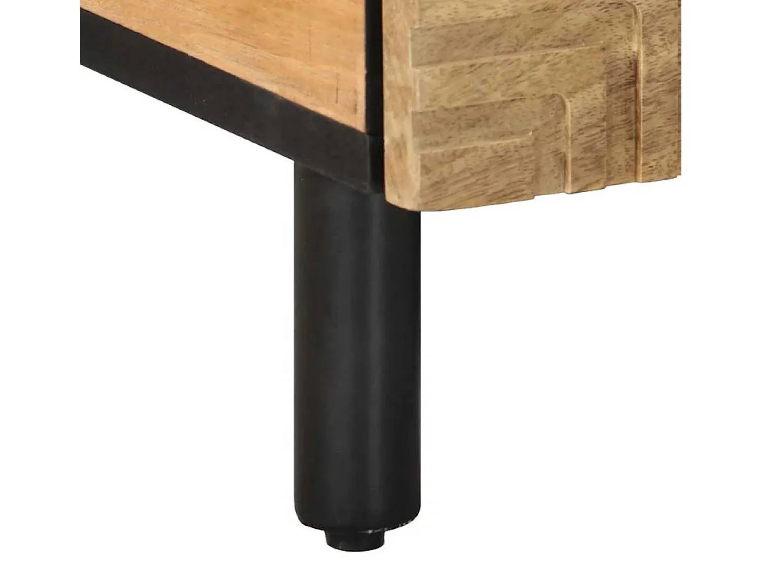 Mesa De Centro* Mesa de centro | Mesa de apoio 80x54x40 cm madeira de mangueira maciça Castanho