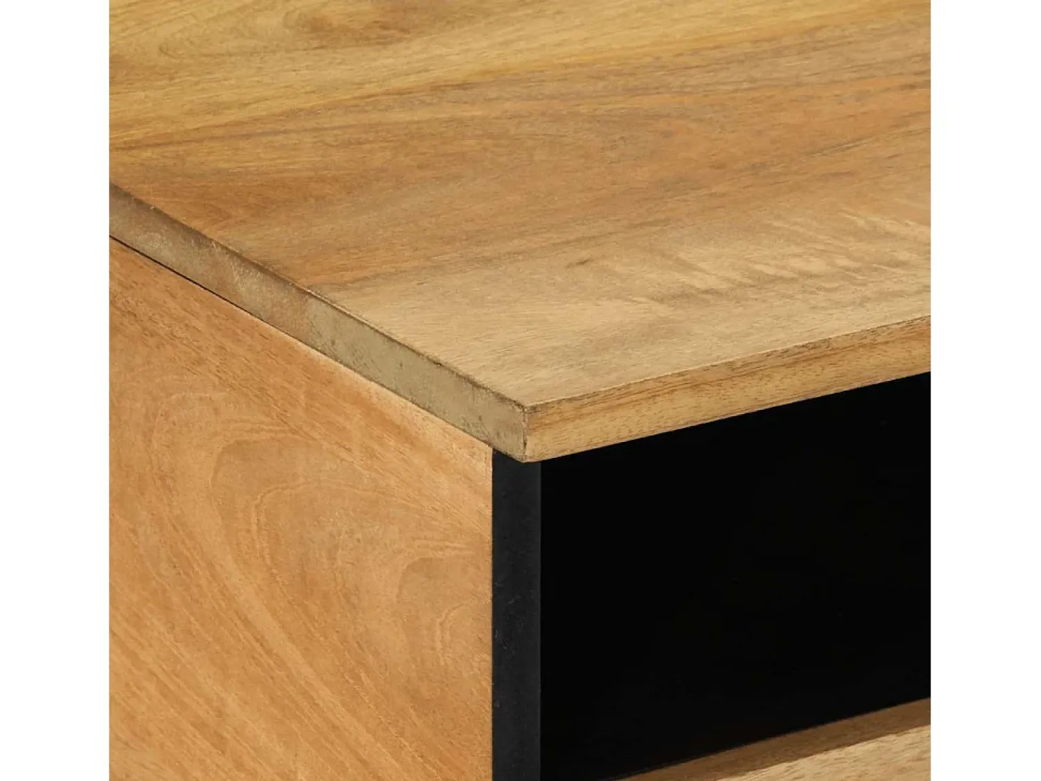 Mesa De Centro* Mesa de centro | Mesa de apoio 80x54x40 cm madeira de mangueira maciça Castanho