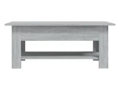 Mesa de centro | Mesa de apoio 102x55x42 cm madeira processada sonoma^ Mesa De Centro