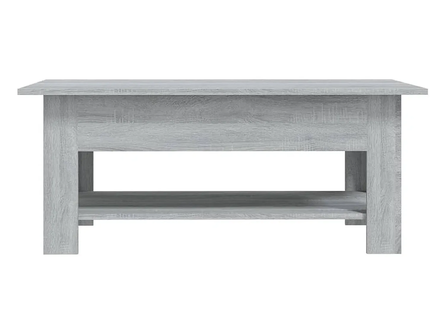 Mesa de centro | Mesa de apoio 102x55x42 cm madeira processada sonoma^ Mesa De Centro