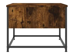 Hot Mesa de centro | Mesa de apoio 100x51x40 cm derivados madeira carvalho fumado Castanho