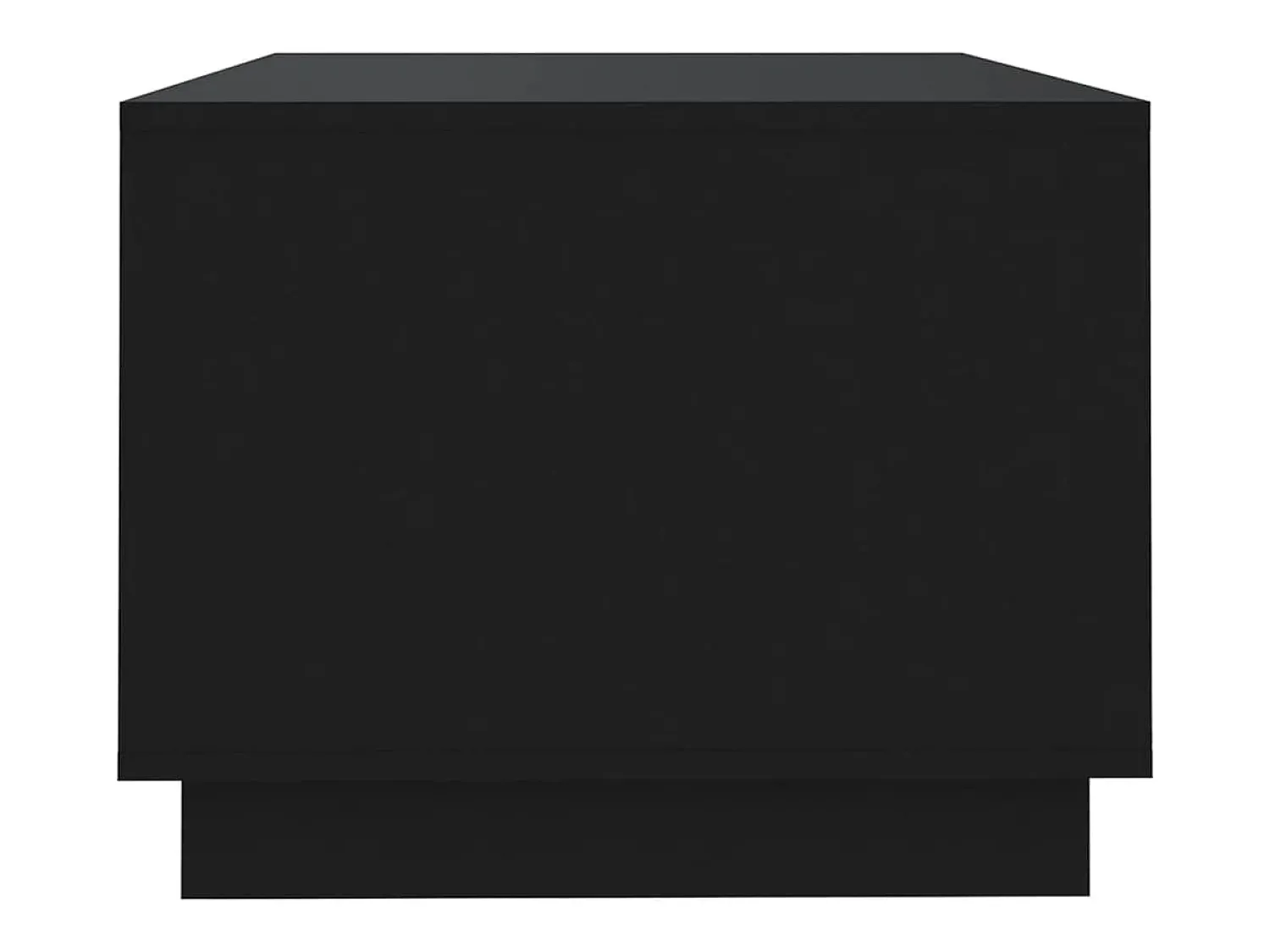 Mesa De Centro* Mesa de centro | Mesa de apoio 102x55x43 cm aglomerado Preto
