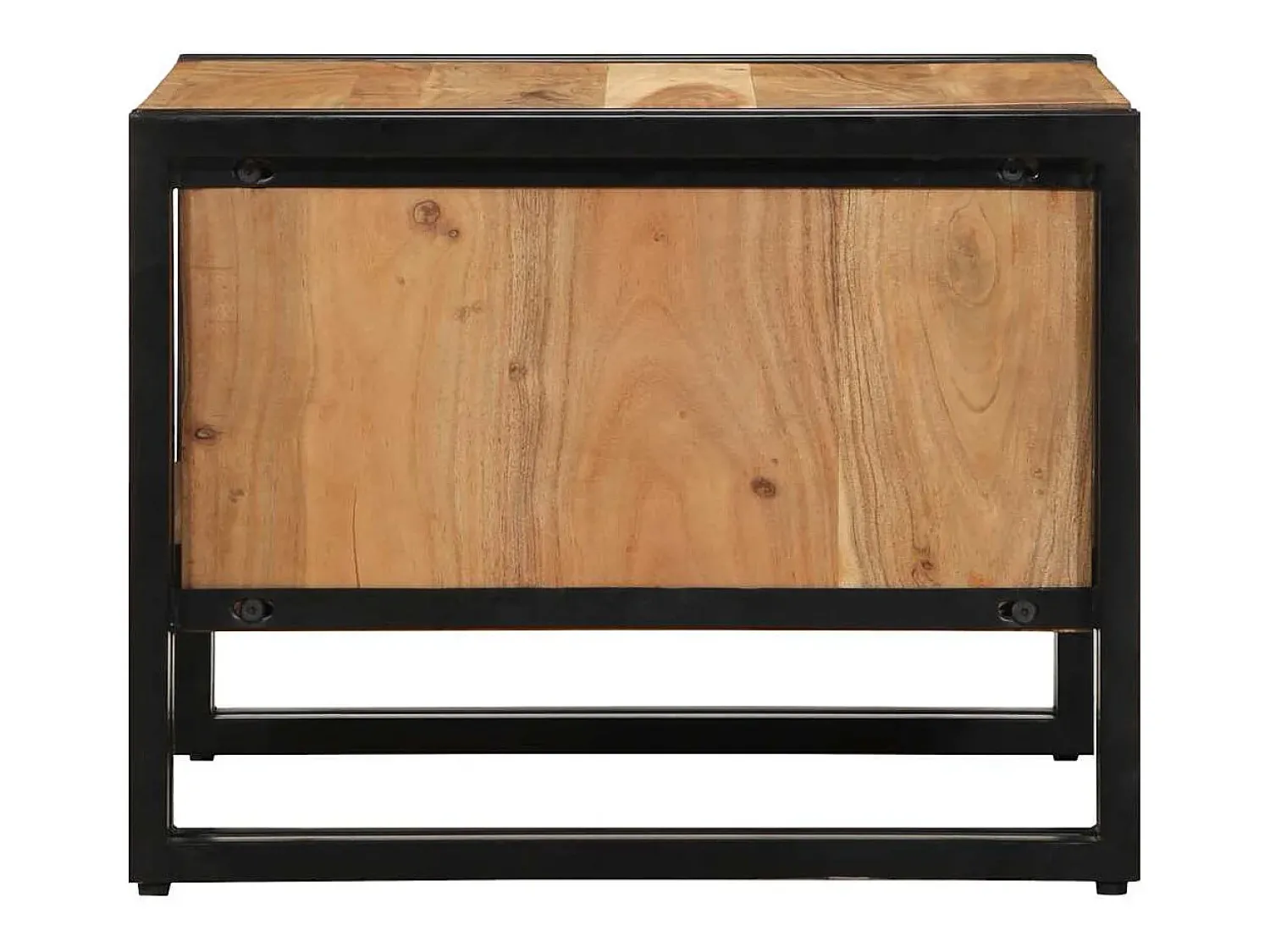 Mesa De Centro| Mesa de centro | Mesa de apoio | Mesa de café 50x50x38 cm madeira de acácia maciça Castanho