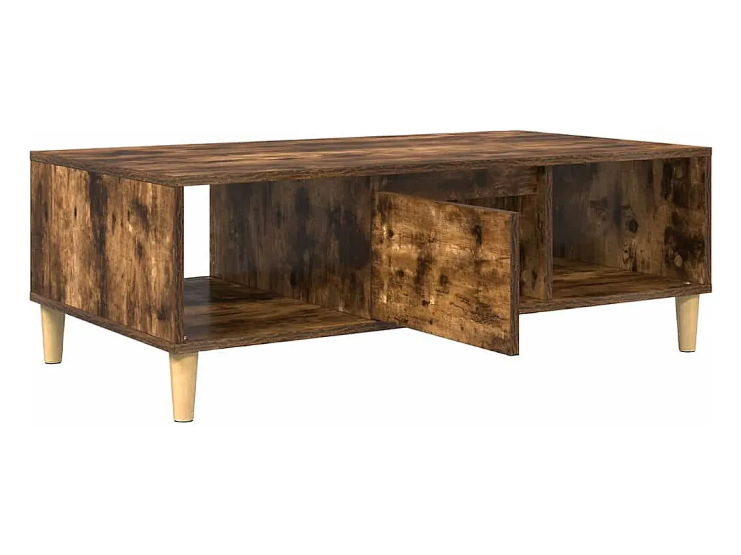 Mesa de centro | Mesa de apoio Carvalho fumado 103.5x60x35 cm^ Mesa De Centro