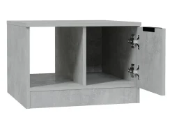 Online Mesa de centro | Mesa de apoio 50x50x36 madeira processada cinza cimento Cinzento