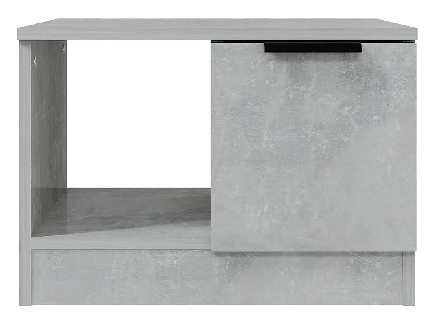 Online Mesa de centro | Mesa de apoio 50x50x36 madeira processada cinza cimento Cinzento