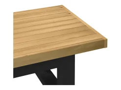 Mesa De Centro* Mesa de centro | Mesa de apoio NOAIN pernas em forma de U 120x60x40 cm Castanho