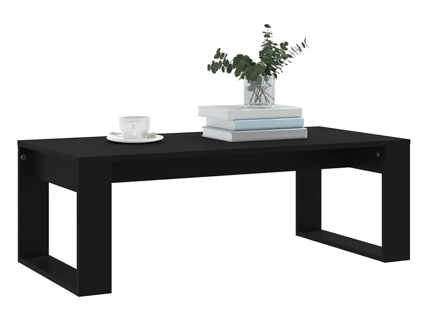 Mesa de centro | Mesa de apoio 102x50x35 cm derivados de madeira^ Mesa De Centro