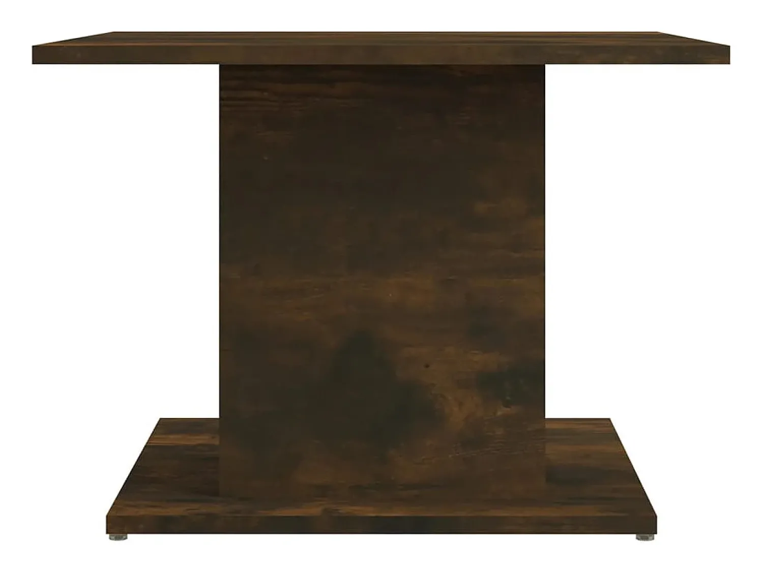 Mesa de centro | Mesa de apoio 55.5x55.5x40cm derivados madeira carvalho fumado^ Mesa De Centro