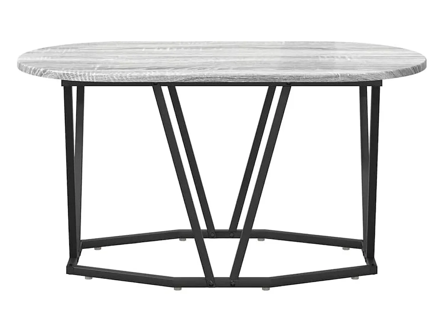 Mesa De Centro* Mesa de centro | Mesa de apoio Cinzeto 80x40x40.5 cm Cinzento