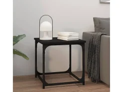 Mesa De Centro| Mesa de centro | Mesa de apoio 40x40x40 cm derivados de madeira Preto