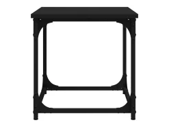 Mesa De Centro| Mesa de centro | Mesa de apoio 40x40x40 cm derivados de madeira Preto