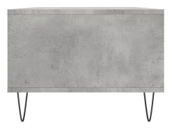 Mesa De Centro| Mesa de centro | Mesa de apoio 90x50x36.5 cm derivados madeira cimento Cinzento