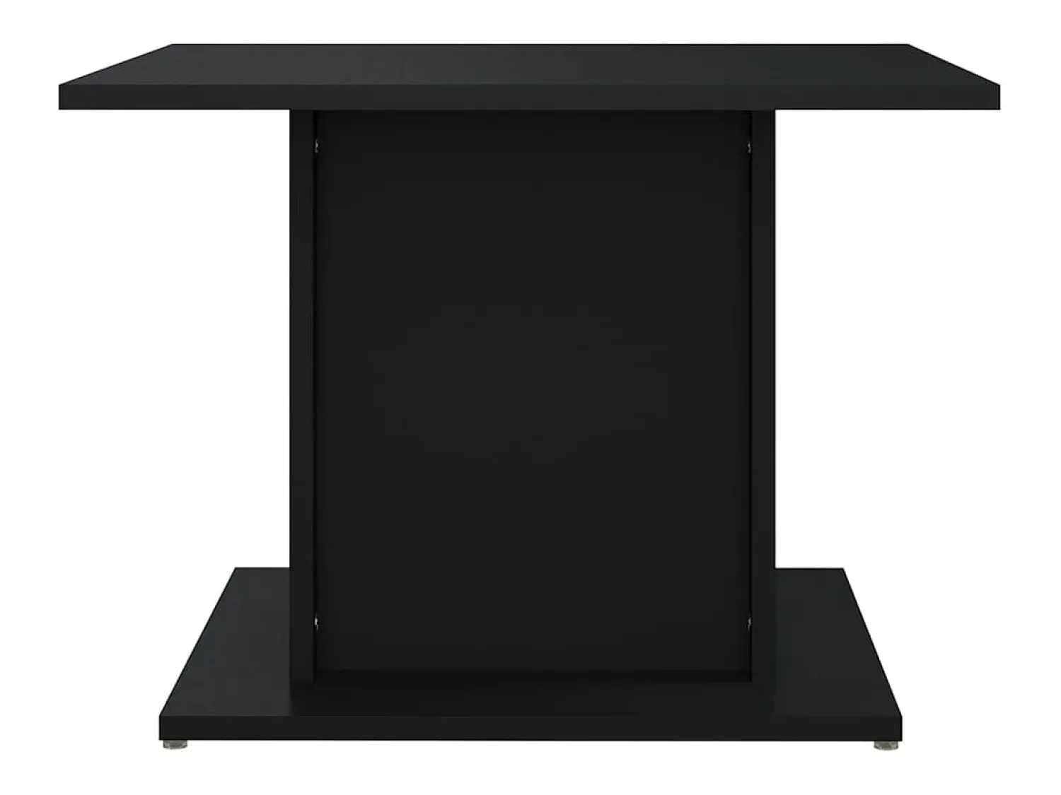 Mesa De Centro| Mesa de centro | Mesa de apoio 55.5x55.5x40 cm derivados de madeira Preto