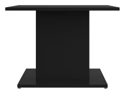 Mesa De Centro| Mesa de centro | Mesa de apoio 55.5x55.5x40 cm derivados de madeira Preto