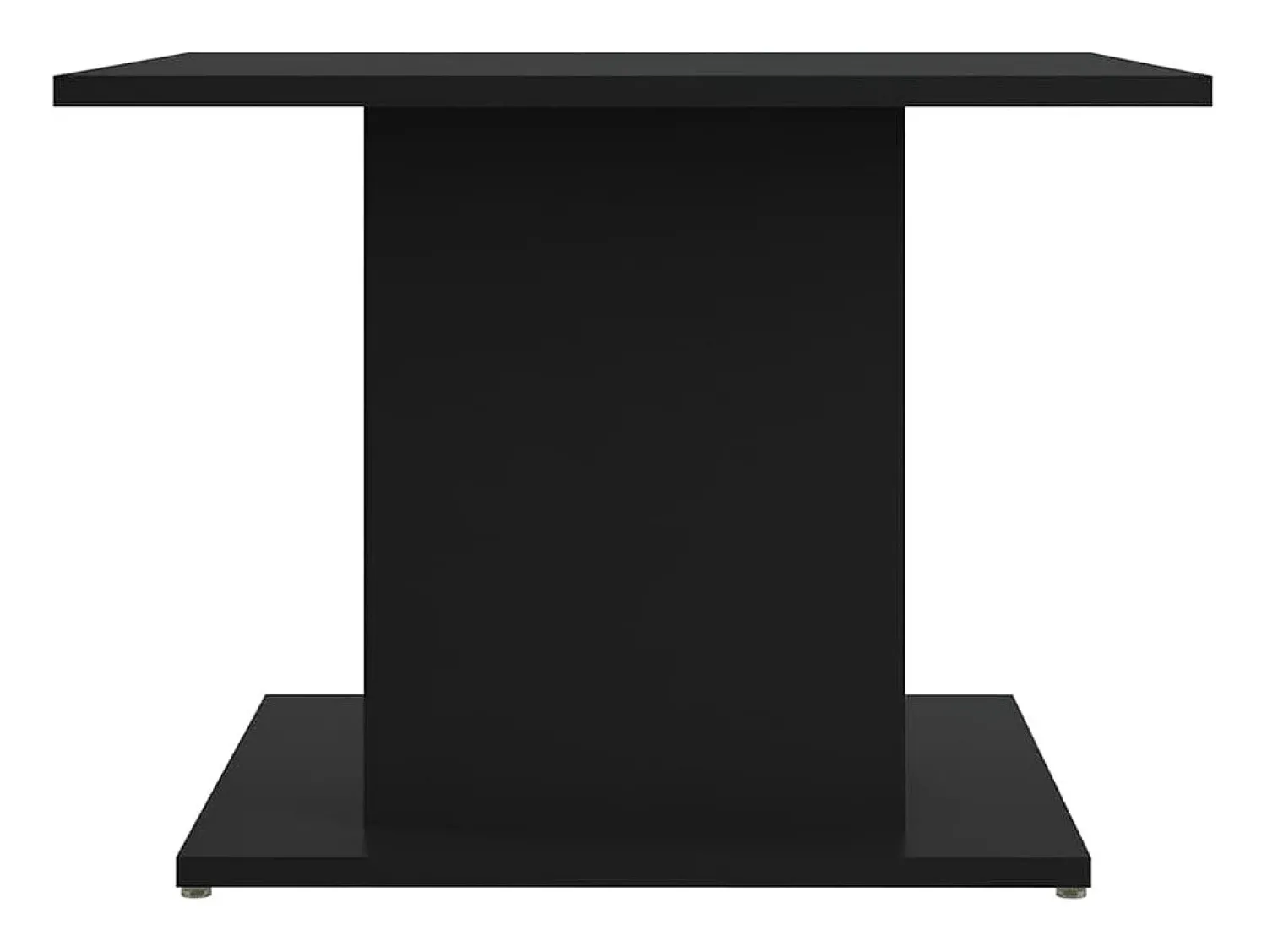 Mesa De Centro| Mesa de centro | Mesa de apoio 55.5x55.5x40 cm derivados de madeira Preto