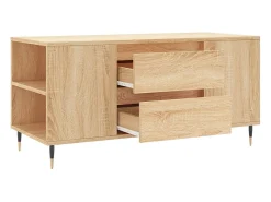 Mesa De Centro* Mesa de centro | Mesa de apoio derivados de madeira carvalho sonoma Castanho