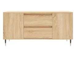 Mesa De Centro* Mesa de centro | Mesa de apoio derivados de madeira carvalho sonoma Castanho