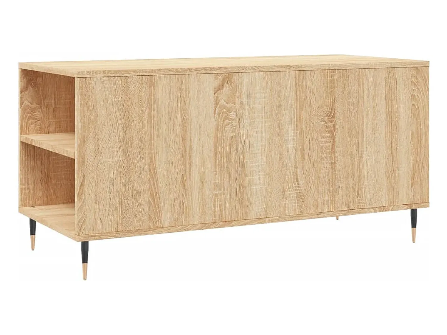 Mesa De Centro* Mesa de centro | Mesa de apoio derivados de madeira carvalho sonoma Castanho