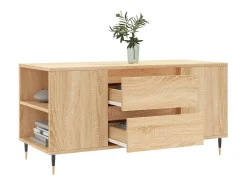 Mesa De Centro* Mesa de centro | Mesa de apoio derivados de madeira carvalho sonoma Castanho