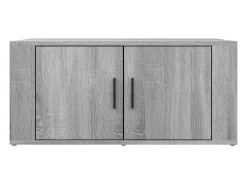 Mesa De Centro* Mesa de centro | Mesa de apoio 80x50x36 cm derivados de madeira cinza sonoma Cinzento