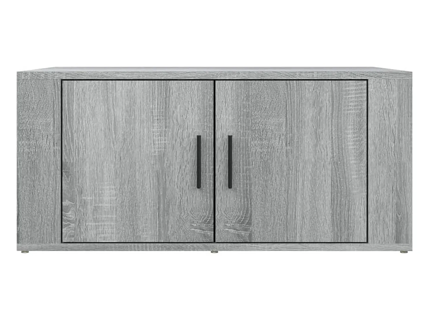 Mesa De Centro* Mesa de centro | Mesa de apoio 80x50x36 cm derivados de madeira cinza sonoma Cinzento