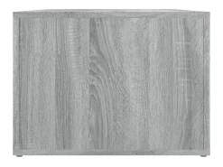 Mesa De Centro* Mesa de centro | Mesa de apoio 80x50x36 cm derivados de madeira cinza sonoma Cinzento