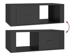 Mesa de centro | Mesa de apoio 100x50.5x35 cm derivados de madeira^ Mesa De Centro