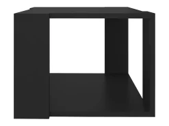 Mesa De Centro* Mesa de centro | Mesa de apoio 40x40x30 cm madeira processada Preto