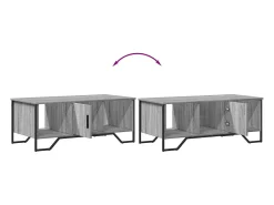 Mesa de centro | Mesa de apoio 100x51x40cm derivados de madeira sonoma^ Mesa De Centro