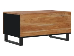 Sale Mesa de centro | Mesa de apoio | Mesa de café 80x50x40 madeira de acácia maciça/deriv. madeira Castanho