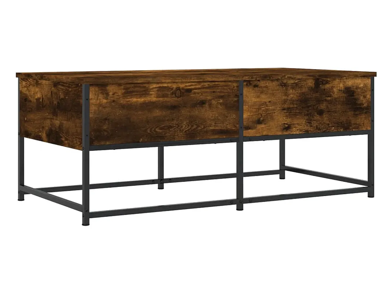 Sale Mesa de centro | Mesa de apoio 100x51x40 cm derivados madeira carvalho fumado Castanho