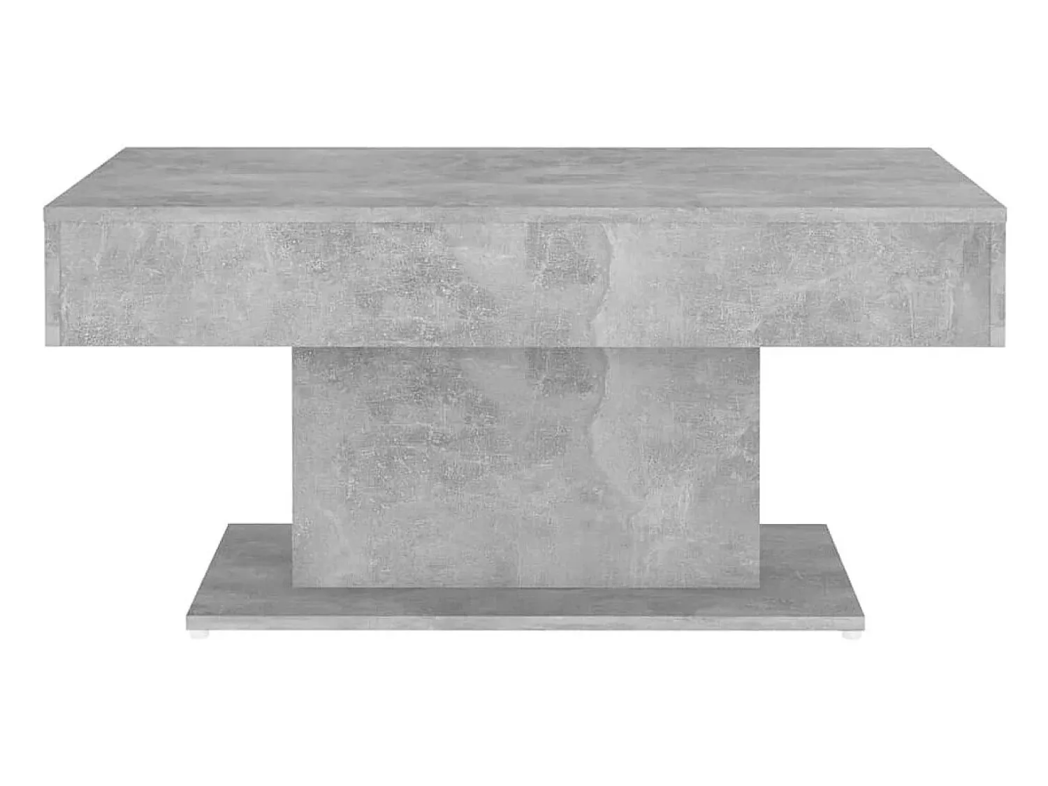 Mesa de centro | Mesa de apoio 96x50x45 cm derivados madeira cimento^ Mesa De Centro