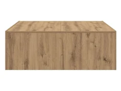 Mesa de centro | Mesa de apoio | Mesa de café 100x100x35 cm derivados madeira carvalho artisiano^ Mesa De Centro