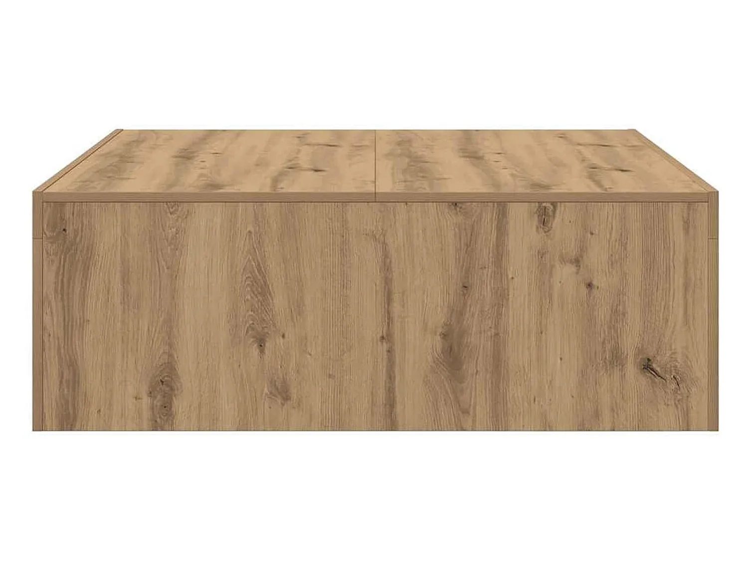 Mesa de centro | Mesa de apoio | Mesa de café 100x100x35 cm derivados madeira carvalho artisiano^ Mesa De Centro