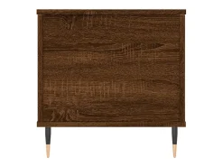 Mesa De Centro* Mesa de centro | Mesa de apoio 90x44.5x45 cm derivados madeira carvalho Castanho