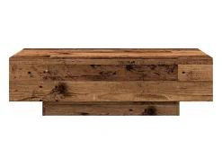 Outlet Mesa de centro | Mesa de apoio | Mesa de café 100x49.5x31 cm derivados madeira madeira velha Castanho