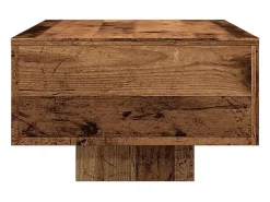 Outlet Mesa de centro | Mesa de apoio | Mesa de café 100x49.5x31 cm derivados madeira madeira velha Castanho