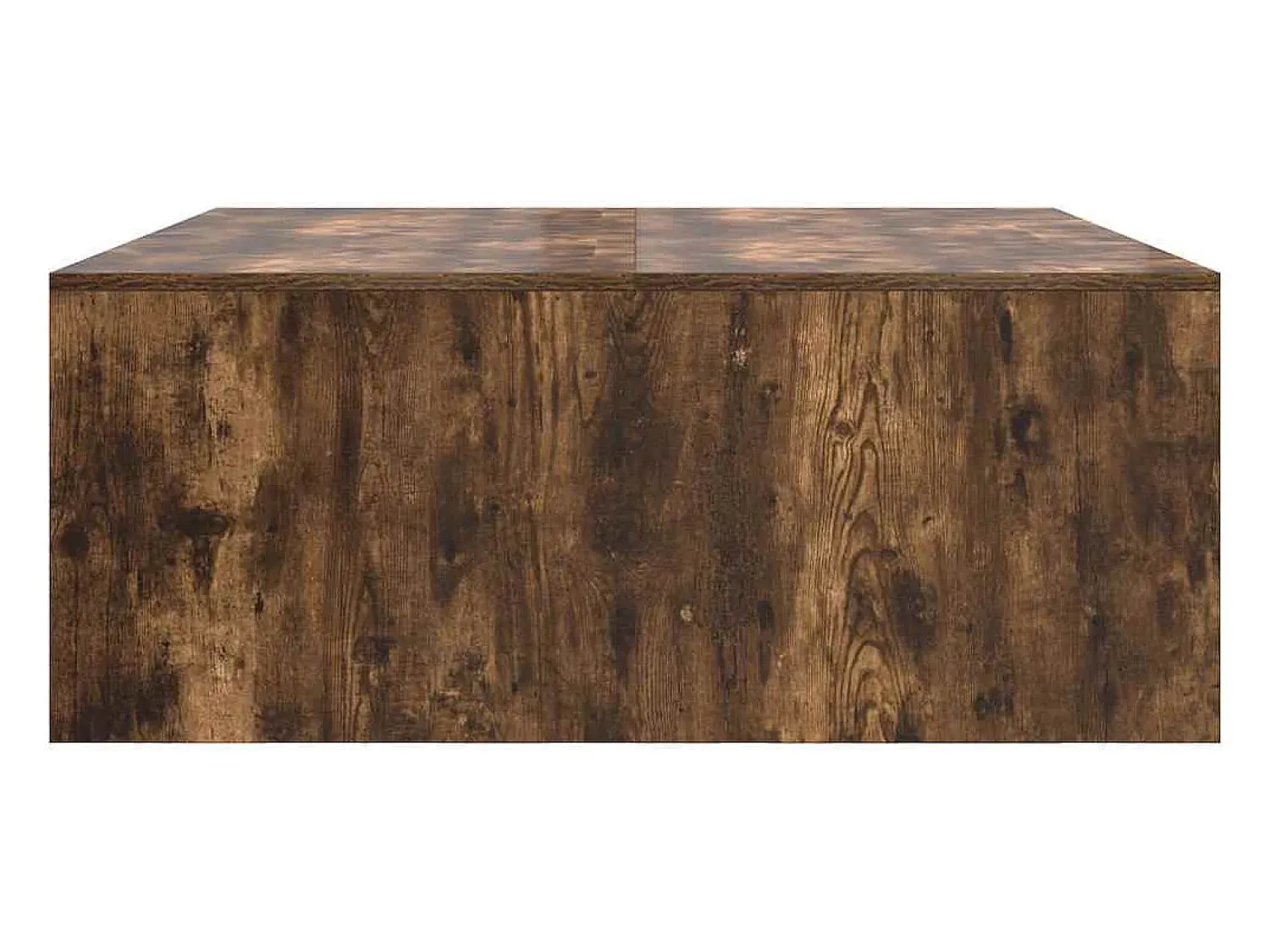 Sale Mesa de centro | Mesa de apoio com gavetas 100x100x40 cm carvalho fumado Castanho