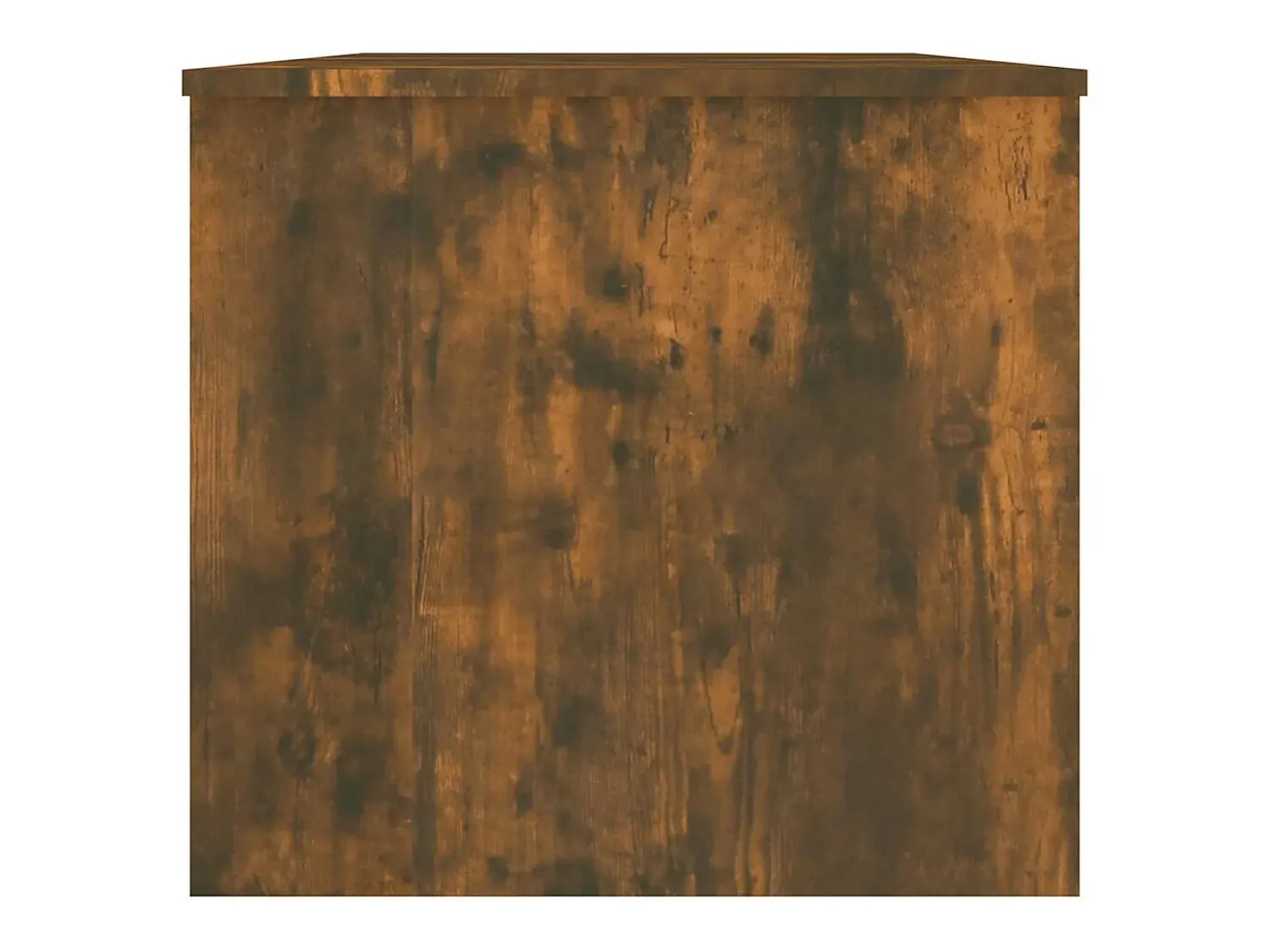 Mesa De Centro| Mesa de centro | Mesa de apoio 102x50.5x46.5 cm madeira processada carvalho fumado Castanho