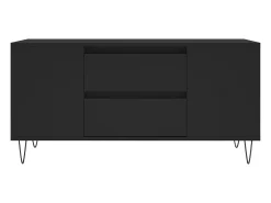 Online Mesa de centro | Mesa de apoio 102x44.5x50 cm derivados de madeira Preto